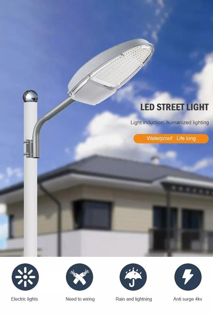 PC ABS Housing Outdoor Waterproof IP65 24W 30W 45W LED Street Light