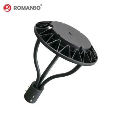 Romanso Factory Direct Sale ETL CCT 6500K 7800lm Garden Street 100W 150W LED Top Post Light