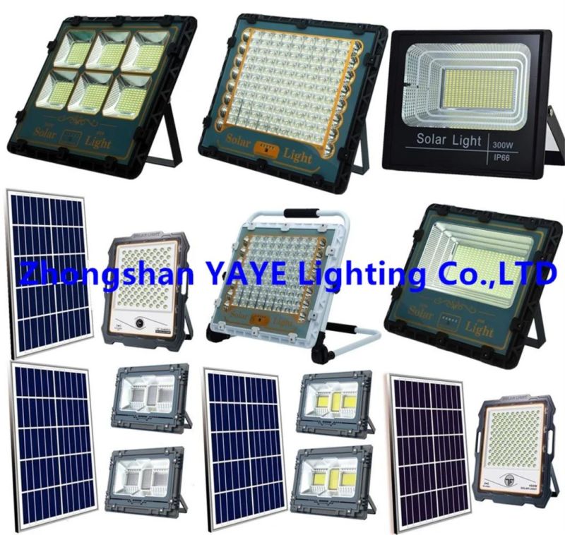 Yaye Solar Manufacturer Factory 1000W/800W/600W/500W/400W/300W/200W/150W/100W LED Outdoor Street All in One Camera COB Wall Flood Garden Road Light Distributor