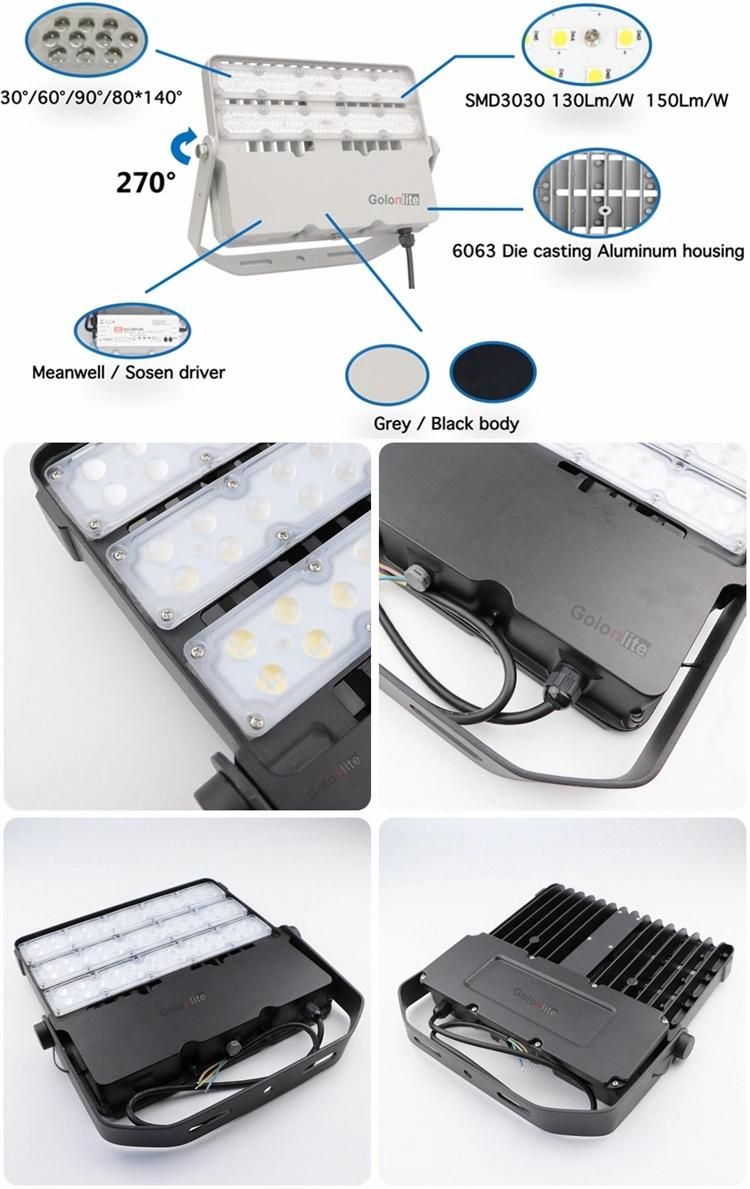 50W 100W 150W 400W 200W 250W Outdoor LED Spotlight