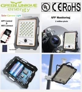 Solar Energy Light System Solar Flood Light with Camera