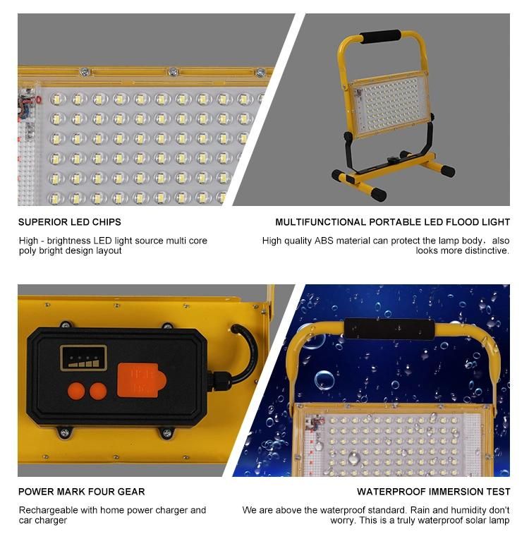 Reflectores 200W 1000W Work Power Solar Reflector 30W Flood Light