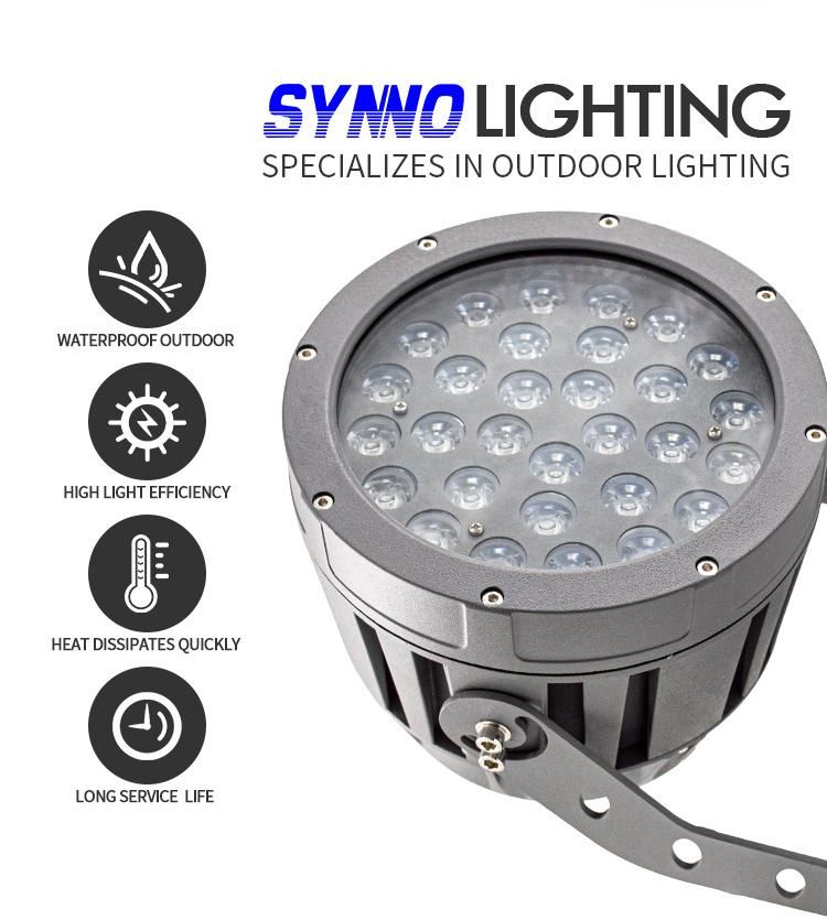 LED Outdoor Building IP65 High Waterproof Project Light for Advertising Facade Park Project Outdoor Spot Flood Light