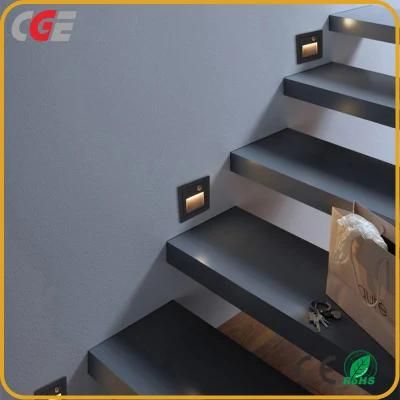 Small Size Square Design Modern Style 3W LED Wall Stair Recessed Step Light