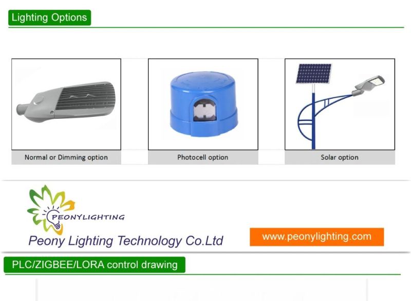 China OEM Supplier Project Road Light Motion Photocell Sensor 30-150W Outdoor AC LED Street Light