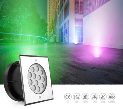 12W Square Outdoor Underground LED Swimming Pool Light