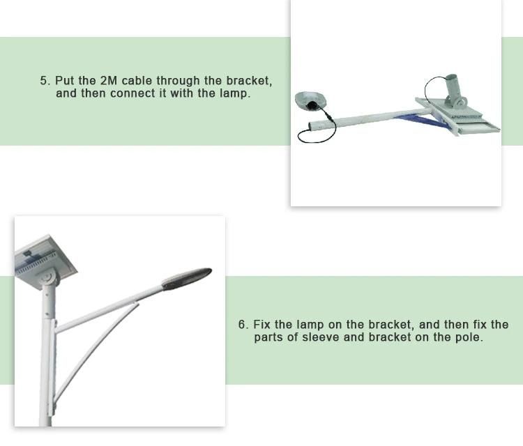 Outdoor Cheap Solar 80W LED Street Light with Ce& RoHS SAA CB, 5 Years Warranty
