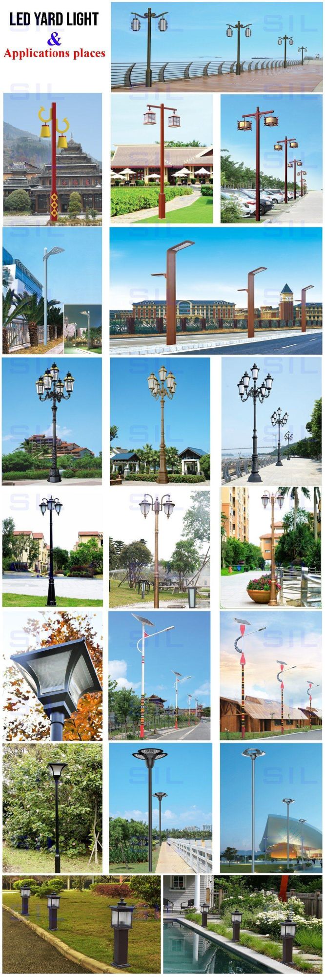 High Quality 30W 50W 70W LED Street Garden Light