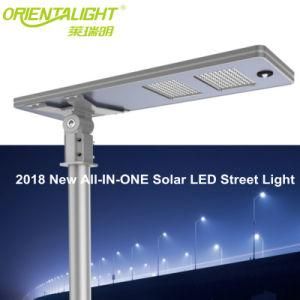 Outdoor All in One Integrated Solar LED Street Light 100W