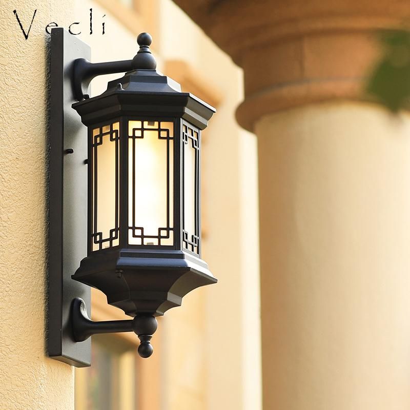 Outdoor Waterproof Courtyard Wall Lamp Outdoor Retro Outdoor Balcony Exterior Wall Door Lamp (WH-HR-45)