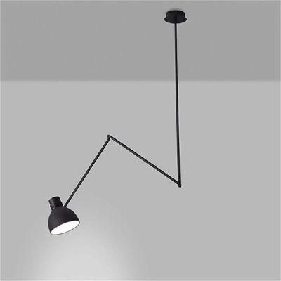 System C Creative Industrial Style Ceiling Lamp Retro Long Pole Living Room Multi Head Chandelier
