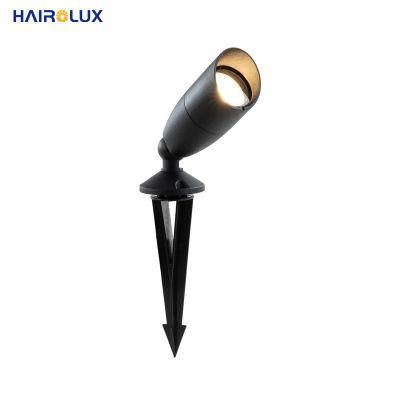 Hairolux Ultra Bright 220V 24V Outdoor IP65 Waterproof Landscape GU10 7W Spike LED Garden Light