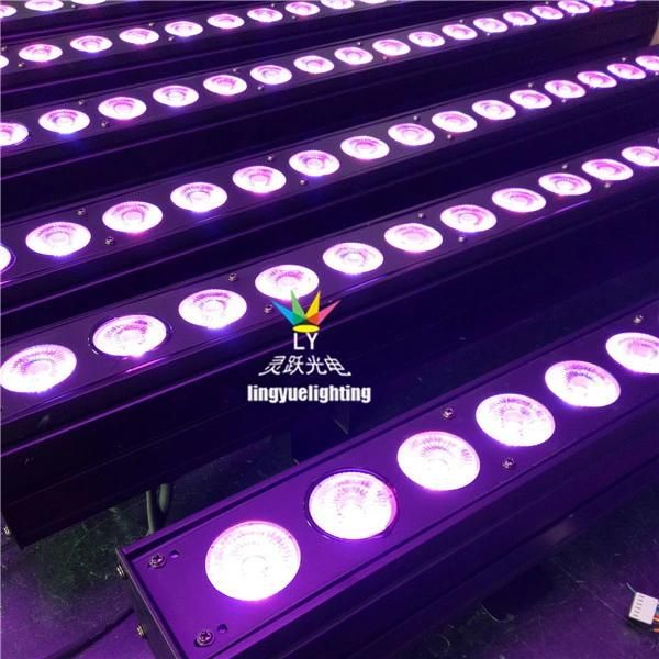 Indoor DMX 18X12W RGBW 4in1 LED Wall Washer Bar Beam Light