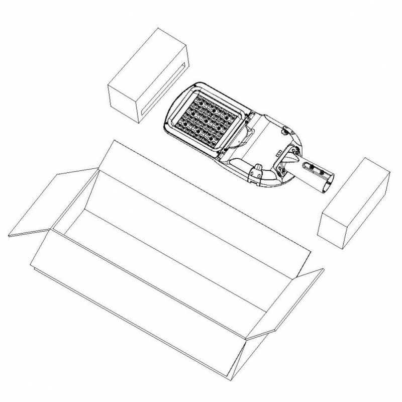 Rygh Tech Factory Direct 50W Dusk to Dawn Outdoor LED Street Lighting