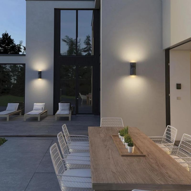 Modern Outdoor LED Wall Light High Quality Aluminum Garden Wall Lamp