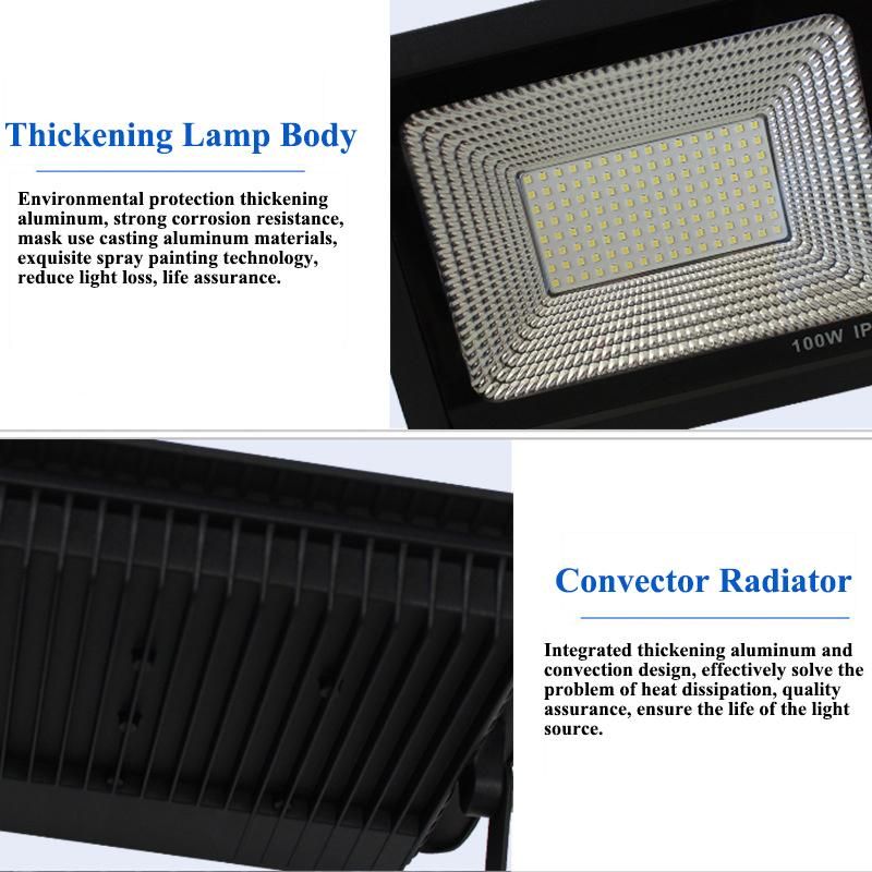 30W/50W/100W/150W/200W SMD Outdoor Floodlight LED Flood Light High Power Outdoor LED Reflector Light