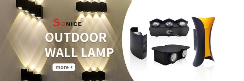 Waterproof High Luminous Die Casting Aluminium Cube RGB Havells LED Wall Lights for Household Hotel Corridor Garden