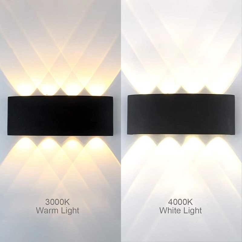 [[High Quality]] Aluminium Extrusion IP65 Wall Lamp for Outdoors 2W 4W 6W 8W Bedroom Light