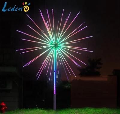 LED Christmas Fireworks Decoration Light Digital Fireworks Meteor Light