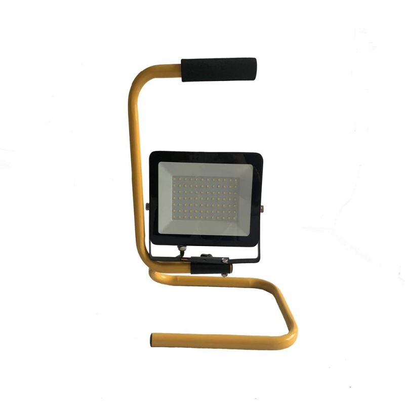 LED Work Light Stand 20W, Portable Work Light with Plug, IP65 Waterproof Outdoor Flood Light, 2000lm/6500K