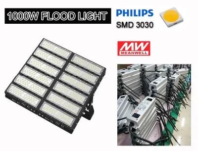 LED Indoor Tennis Sports 300W/400W/500W/600W/700W/800W/1000W/1200W Flood Lighting for Stadium Light Floodlight