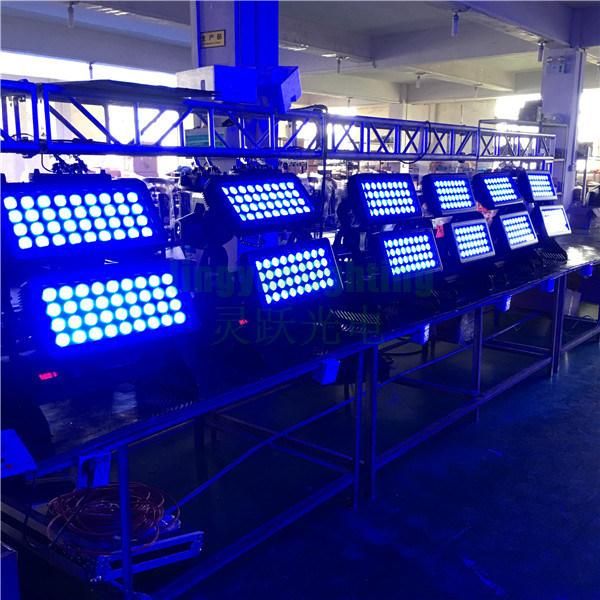 72PCS RGBW DMX Outdoor Stage City Color LED 10W