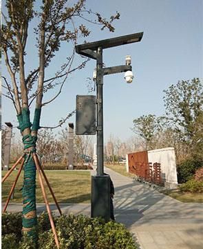 Solar LED Street Light Pm2.5 Sensor Camera Software Microphone