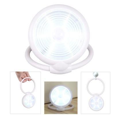 6LED Motion Sensor Night Light Flashlight with Ring Table Lamp