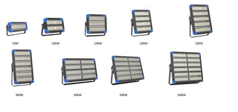LED Flood Light Outdoor Energy Saving 600W 130lm/W Professional Airport
