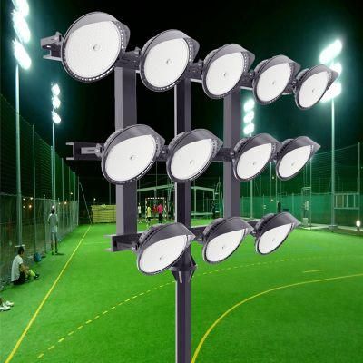 LED Stadium Light with Laser Positioning 170lm/W Easy Install LED Sports High Mast Light