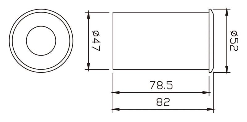 Outdoor Waterproof Recessed Floor Round LED Deck Garden Inground Buried Underground Light Step Wall Light