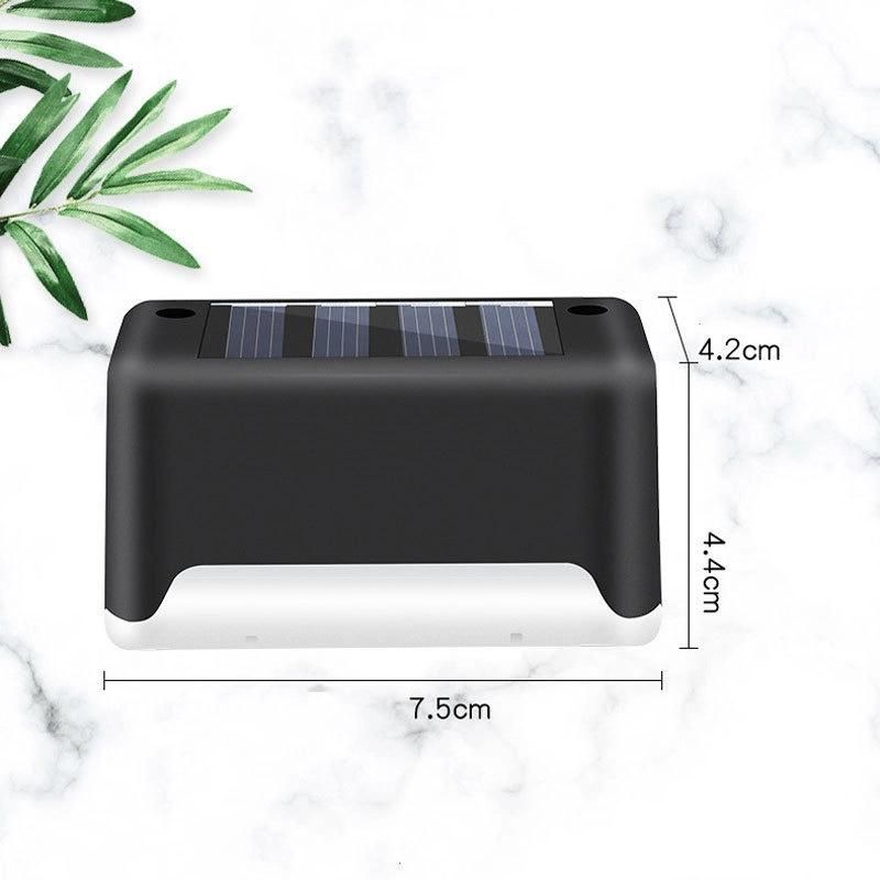 LED Solar Powered Fence Wall Lights Garden Lamp Step Path Decking Outdoor