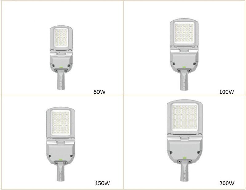 Outdoor 130-140lm/W Waterproof Super Bright 250W LED Street Light