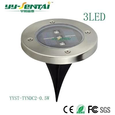 0.5W Solarlight Underground Lawn Light