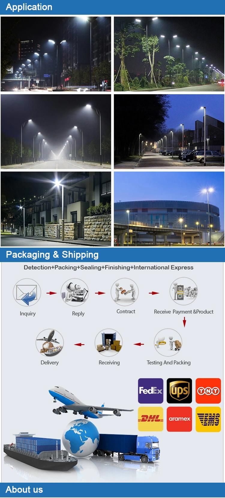 Factory Price 20W 40W 60W LED Outdoor Road Lighting