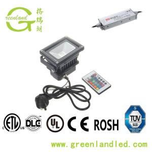 Ce RoHS Bridgelux 45 Mil Chip High Quality 3 Year Warranty Multi Color LED Flood Light