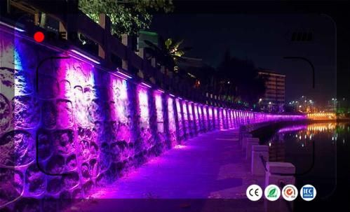 Outdoor LED Wall Washer 12PCS3w RGB Wall Washer Bar