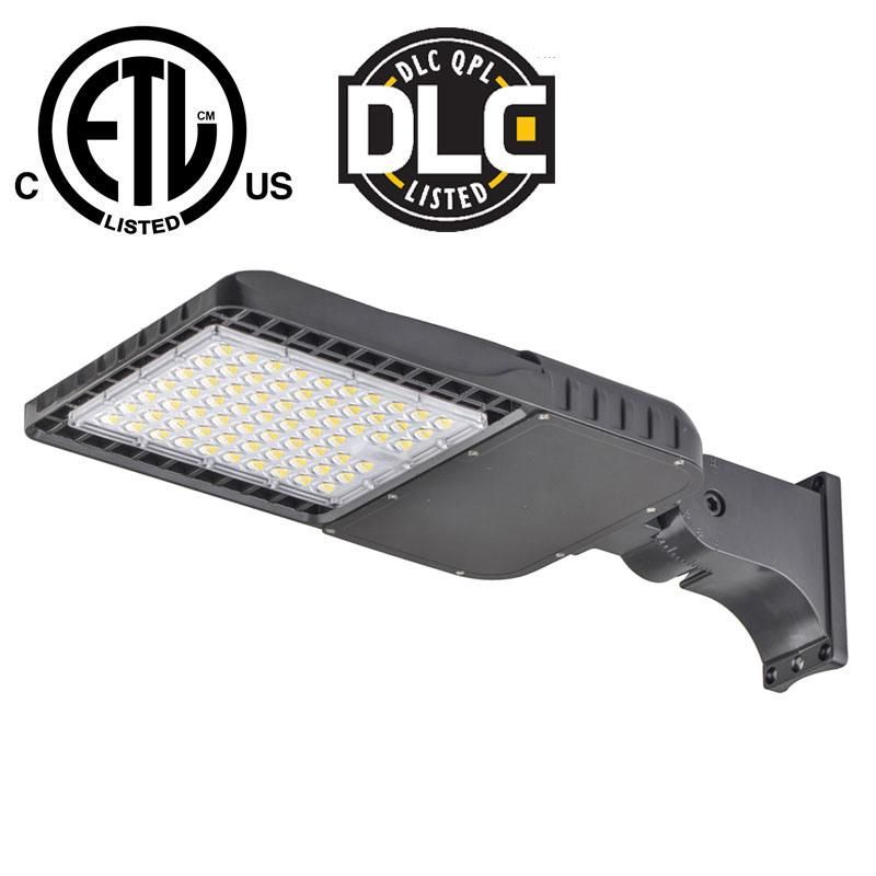 ETL Dlc Parking Lot Light Fixtures 100W 150W 200W 300W Outdoor Parking Lot Lights LED Shoebox