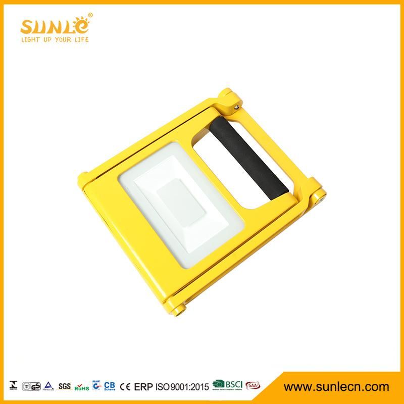 10W Portable Outdoor Rechargeable Red/Yellow LED Flood Light