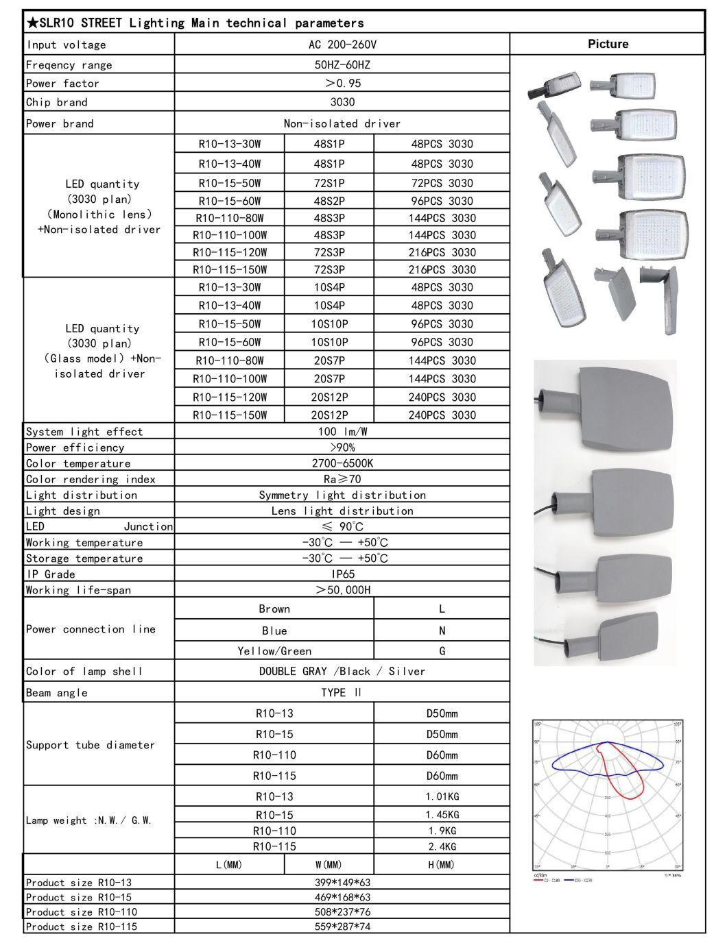 60W Best Sale Outdoor Lighting IP65 Aluminum LED Street Light