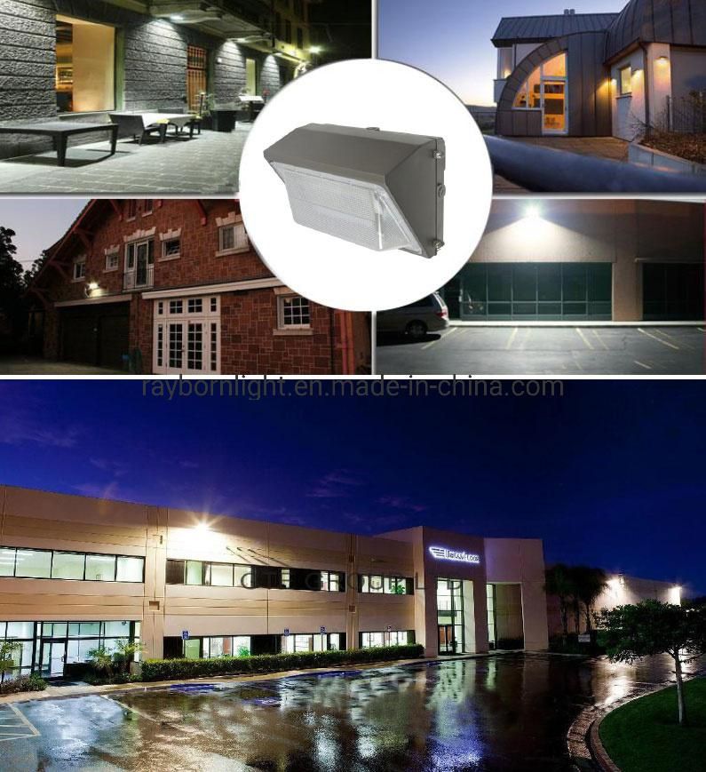 Outdoor Garden Security Lighting 30W 45W 60W 80W LED Wall Pack Light with 5 Years Warranty