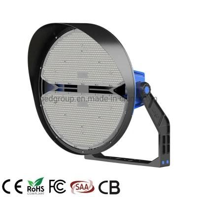 Outdoor Stadium Lighting 1000 Watts High Mast Lamp Round Design Sports Field Lighting 1000W LED Flood Lighting