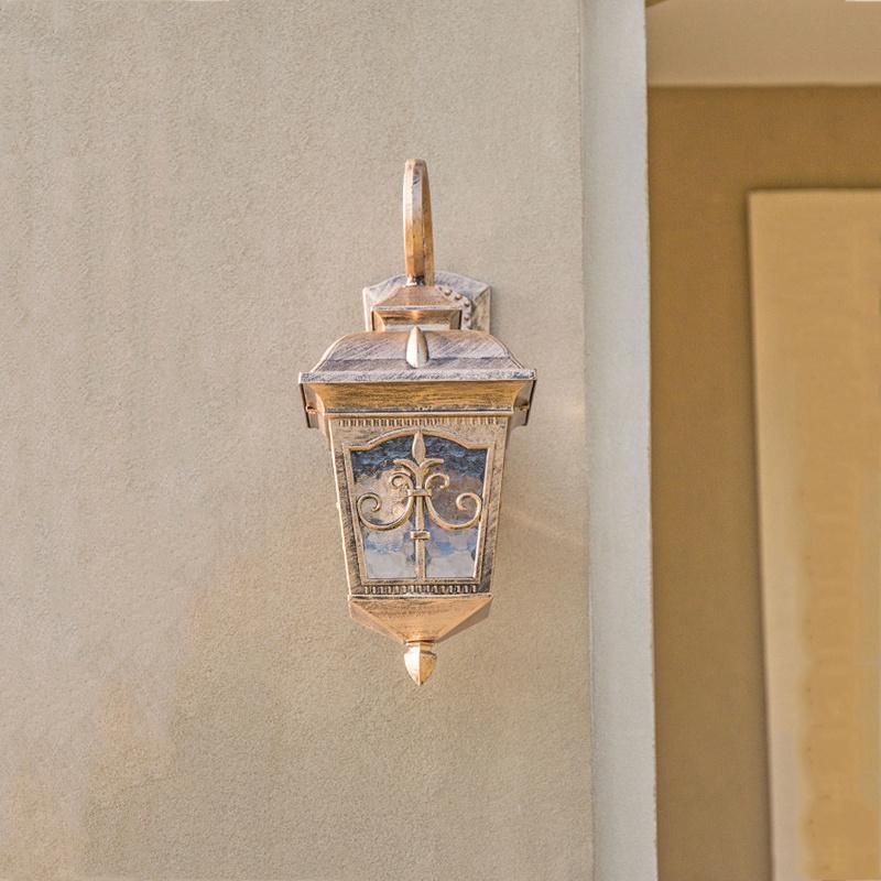 European Style Outdoor Wall Lamp Waterproof Aisle Garden Balcony Lamp Villa American Retro Outdoor Gate Lamp (WH-HR-49)