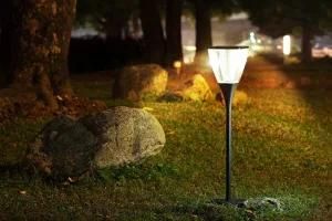 Solar Energy LED Lawn Light, Garden Light, 17*17*80 Cm