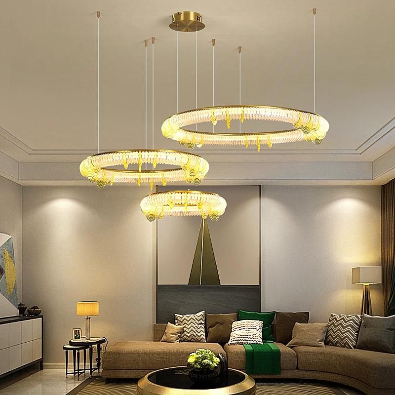2022 Recommend Living Room LED Ring Chandelier