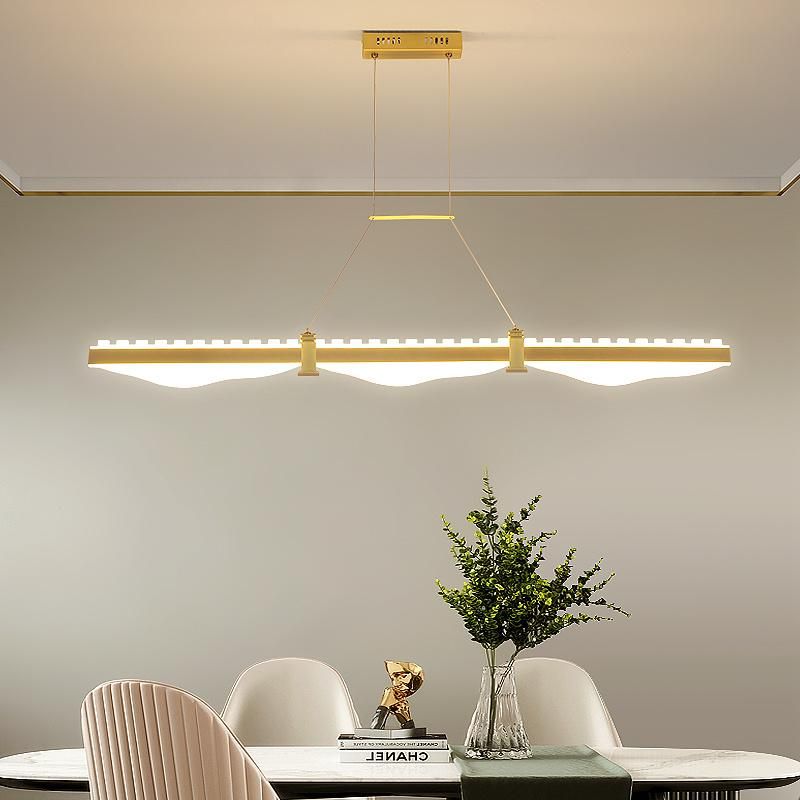 2022 LED Pendant Light Modern Chandelier Lighting 2 Rings Adjustable Ceiling Pendant Light
