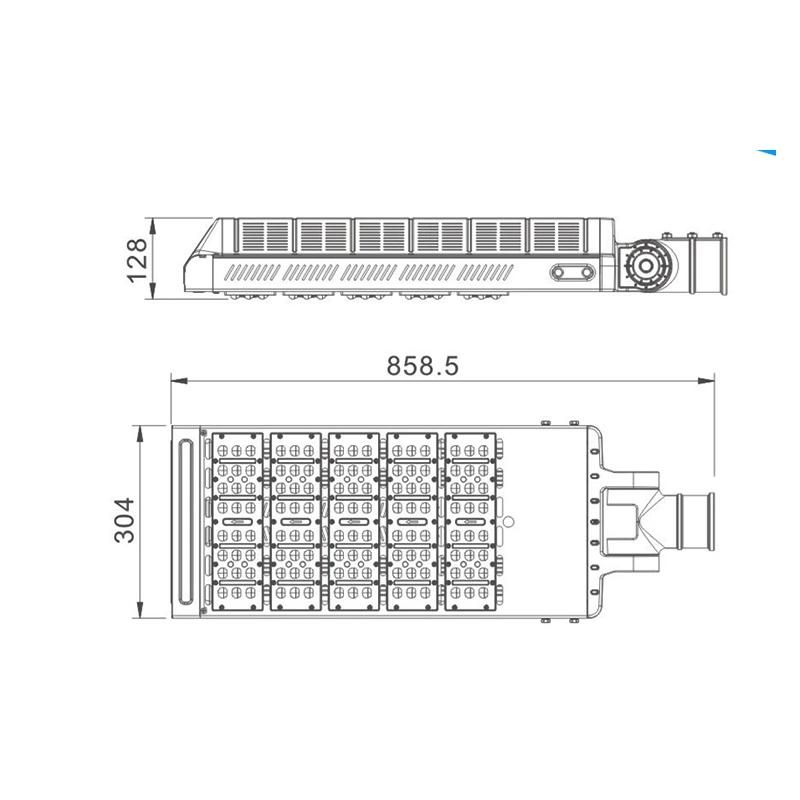 IP65 Easy to Install Waterproof Aluminum Outdoor Energy Saving LED Street Light