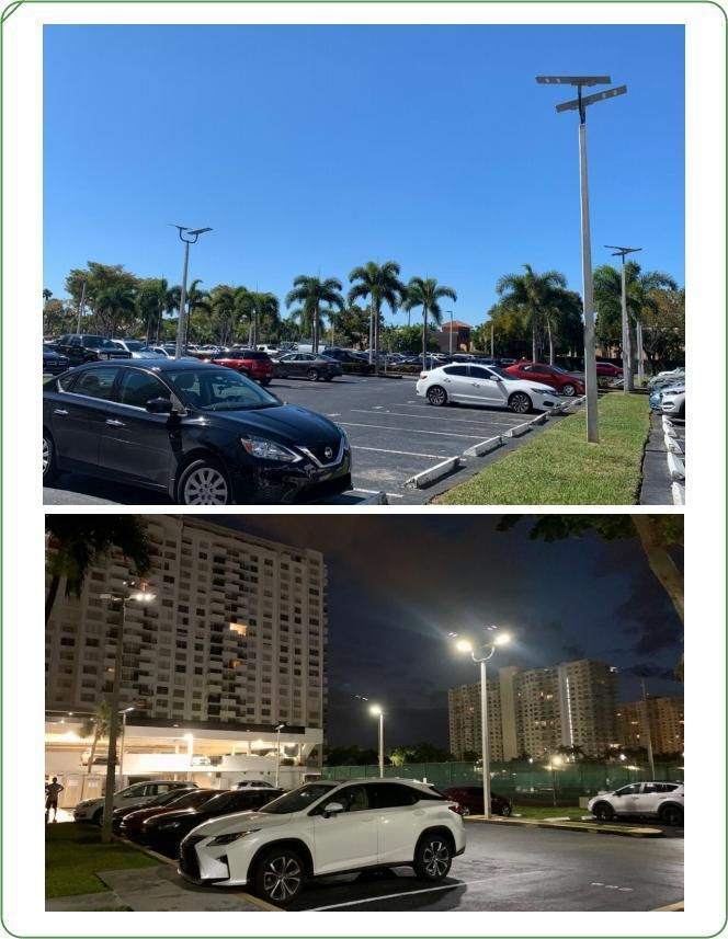 High Quality Solar LED Parking Lot Lighting Fixtures