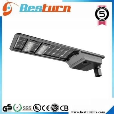 All in One Integrated Outdoor Waterproof 60W Se LED Solar Panel Street Garden Light with 5 Years Warranty