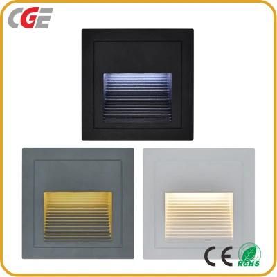 Modern Outdoor Indoor Recessed LED Step Lights Stair Wall Light